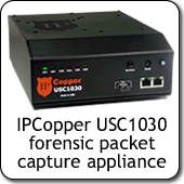 USC1030 forensic packet capture appliance